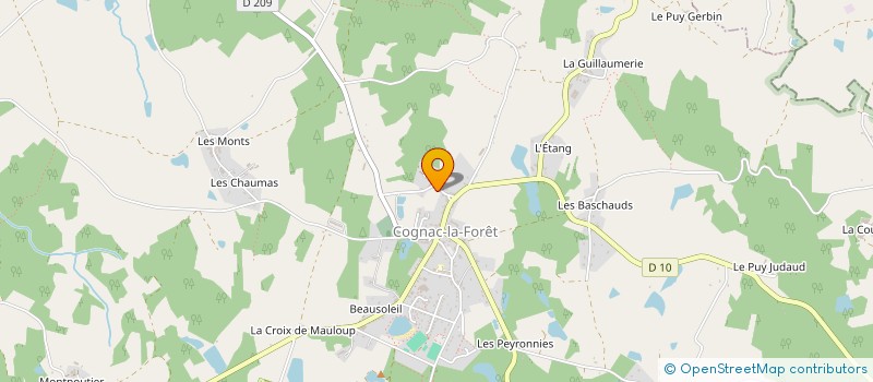 localisation de l'entreprise MADAME MARIE DUBANT  SAINT-LAURENT-SUR-GORRE