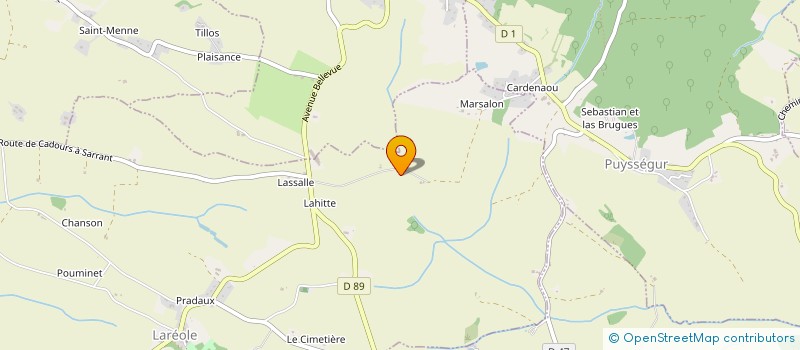 localisation de l'entreprise MADAME MARIE DUBARRY  CABANAC-SEGUENVILLE