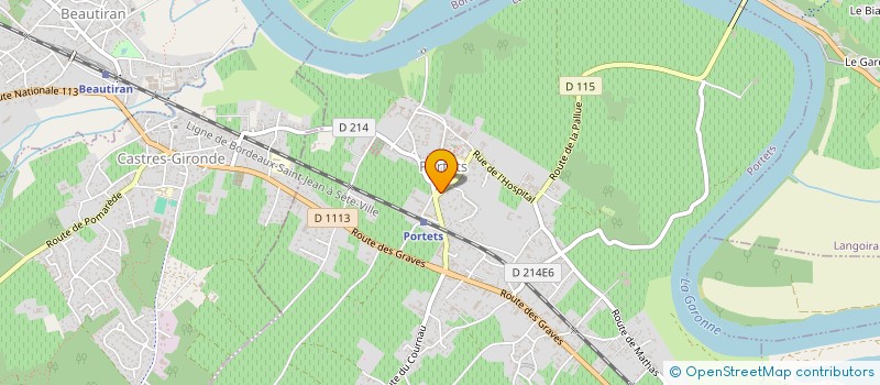 localisation de l'entreprise MADAME MARIE DUBERNET  PORTETS