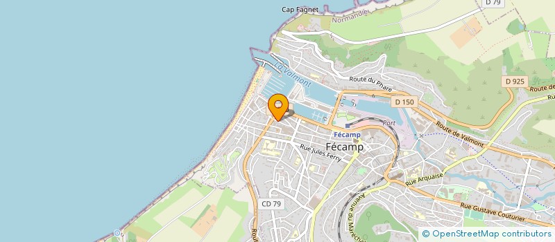 localisation de l'entreprise MADAME MARIE DUBILE  FECAMP