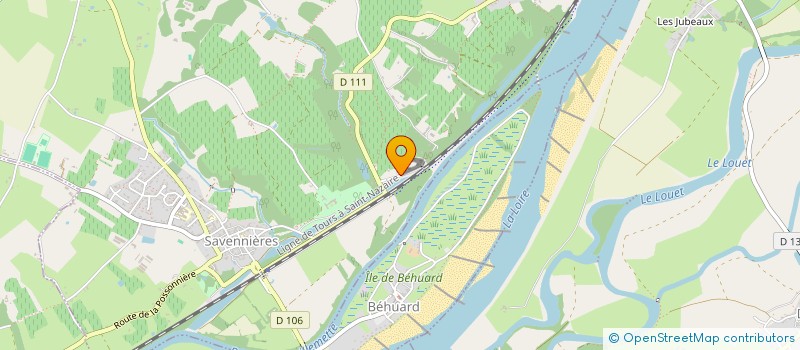 localisation de l'entreprise MADAME MARIE DUBILLOT  SAVENNIERES