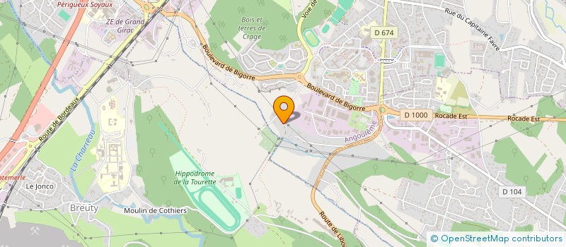 localisation de l'entreprise MADAME MARIE DUBOIS à ANGOULEME