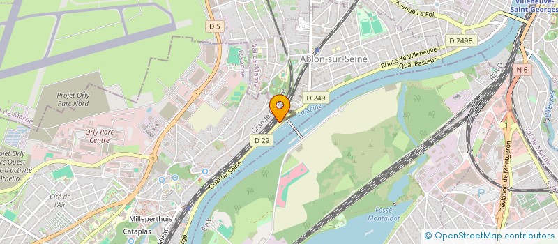 localisation de l'entreprise MADAME MARIE DUBOIS à ABLON-SUR-SEINE