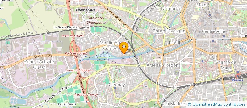 localisation de l'entreprise MADAME MARIE DUBOIS  RENNES