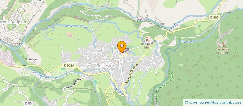 localisation de l'entreprise MADAME MARIE DUBOISDENDIEN  GUILLESTRE