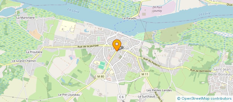 localisation de l'entreprise MADAME MARIE DUBREIL à LE PELLERIN