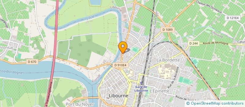 localisation de l'entreprise MADAME MARIE DUBREUIL  LIBOURNE