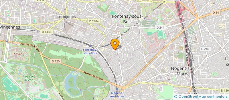 localisation de l'entreprise MADAME MARIE DUBRULLE à FONTENAY-SOUS-BOIS