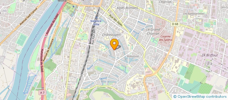 localisation de l'entreprise MADAME MARIE DUBUET  VALENCE