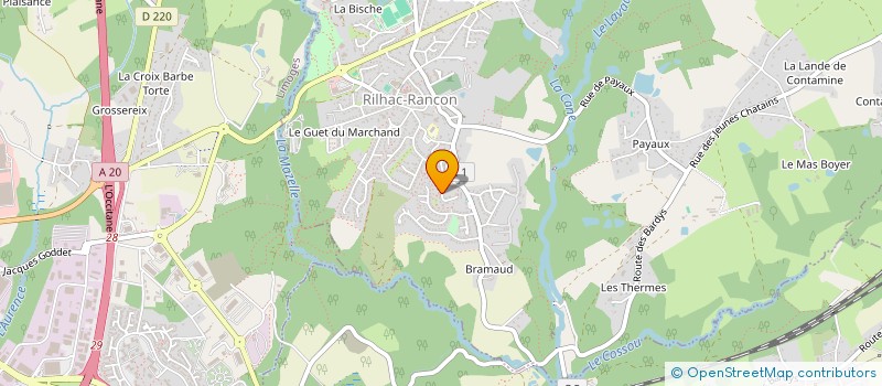 localisation de l'entreprise MADAME MARIE DUCASSE à RILHAC-RANCON
