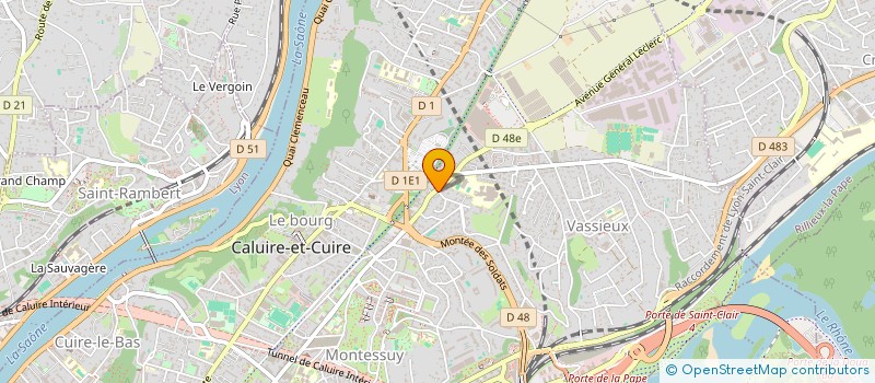 localisation de l'entreprise MADAME MARIE DUCASSE à CALUIRE-ET-CUIRE