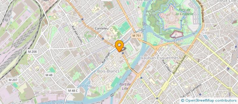 localisation de l'entreprise MADAME MARIE DUCHAUSSOY  LILLE