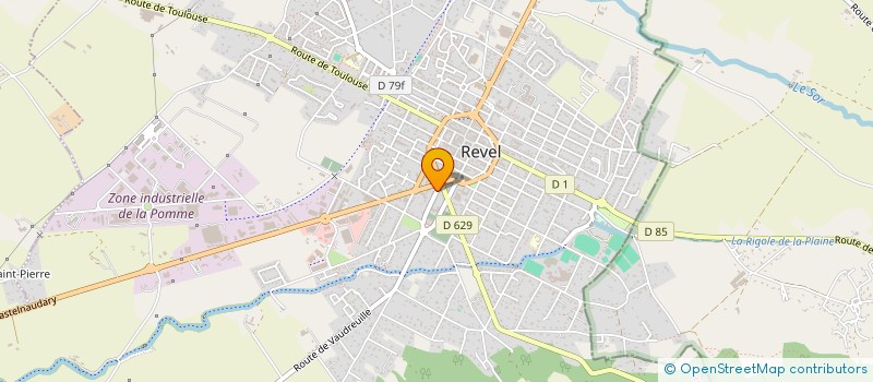 localisation de l'entreprise MADAME MARIE DUCLOS  REVEL