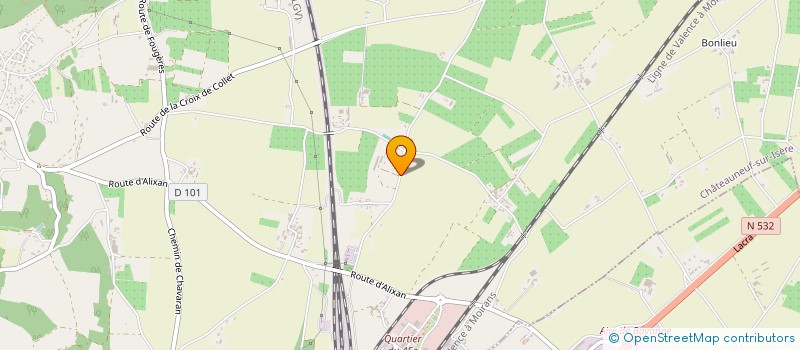 localisation de l'entreprise MADAME MARIE DUCLOS  CHATEAUNEUF-SUR-ISERE