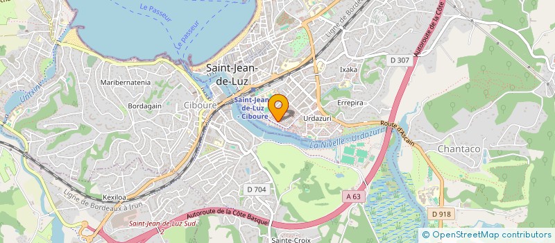 localisation de l'entreprise MADAME MARIE DUCOURNAU à SAINT-JEAN-DE-LUZ