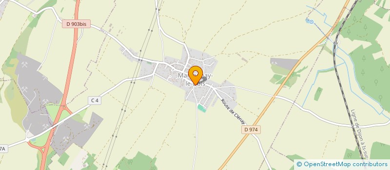 localisation de l'entreprise MADAME MARIE DUEZ  MARSANNAY-LE-BOIS