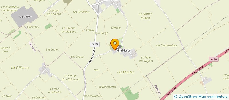 localisation de l'entreprise MADAME MARIE DUFFIER  MULSANS