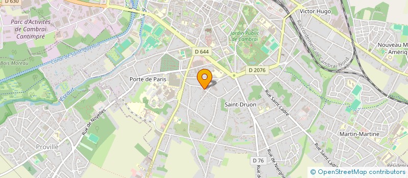 localisation de l'entreprise MADAME MARIE DUFFROY à CAMBRAI