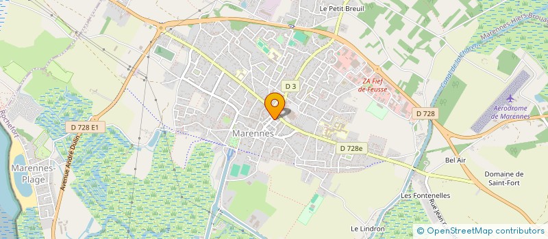 localisation de l'entreprise MADAME MARIE DUFLOT à MARENNES-HIERS-BROUAGE
