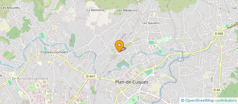 localisation de l'entreprise MADAME MARIE DUFO à PLAN-DE-CUQUES