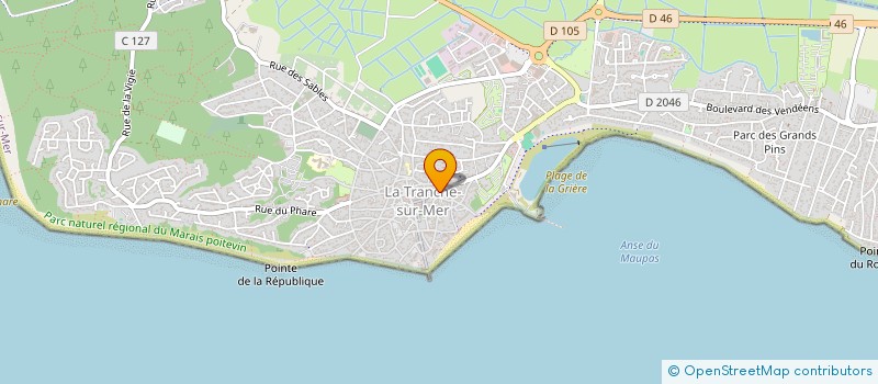 localisation de l'entreprise MADAME MARIE DUFOUR à LA TRANCHE-SUR-MER