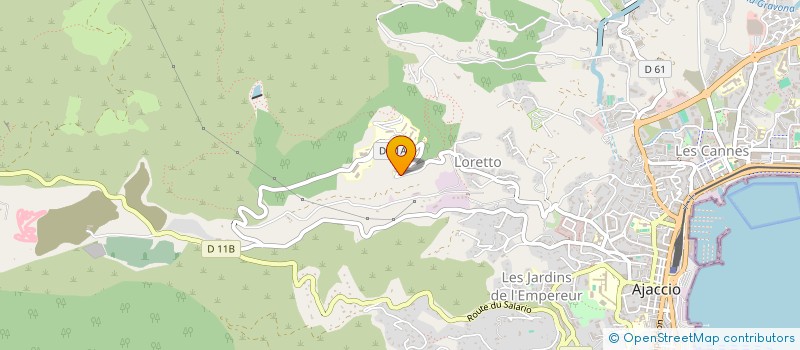 localisation de l'entreprise MADAME MARIE DUFOUR à AJACCIO