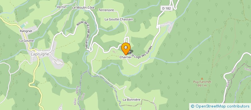 localisation de l'entreprise MADAME MARIE DUFOUR  LAPRUGNE