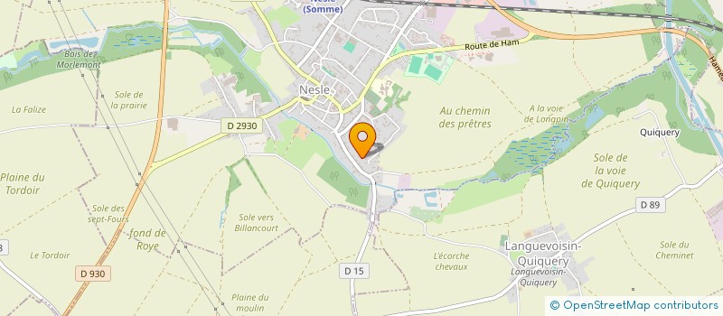 localisation de l'entreprise MADAME MARIE DUFRENNE à NESLE