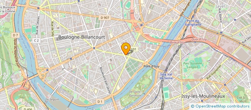localisation de l'entreprise MADAME MARIE DUFRESNE à BOULOGNE-BILLANCOURT