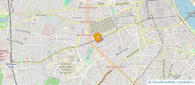 localisation de l'entreprise MADAME MARIE DUGAST  BORDEAUX