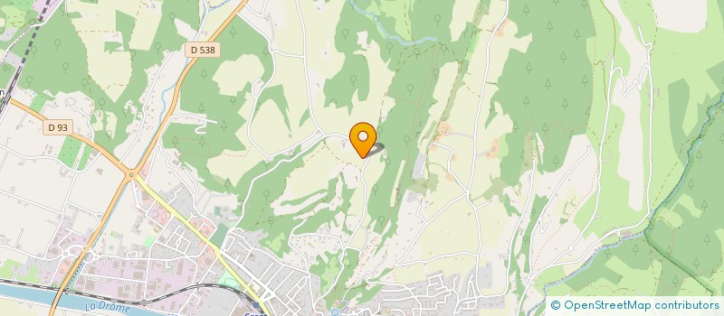 localisation de l'entreprise MADAME MARIE DUGNAT  CREST