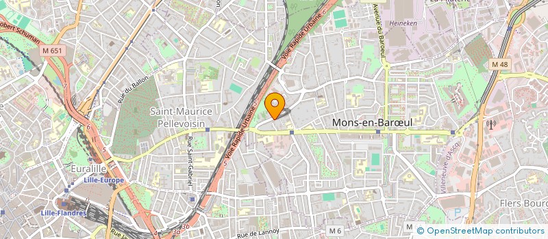 localisation de l'entreprise MADAME MARIE DUHAMEL  MONS-EN-BARUL