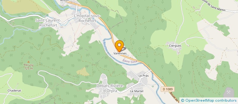 localisation de l'entreprise MADAME MARIE DULIEU  SAINT-SIXTE