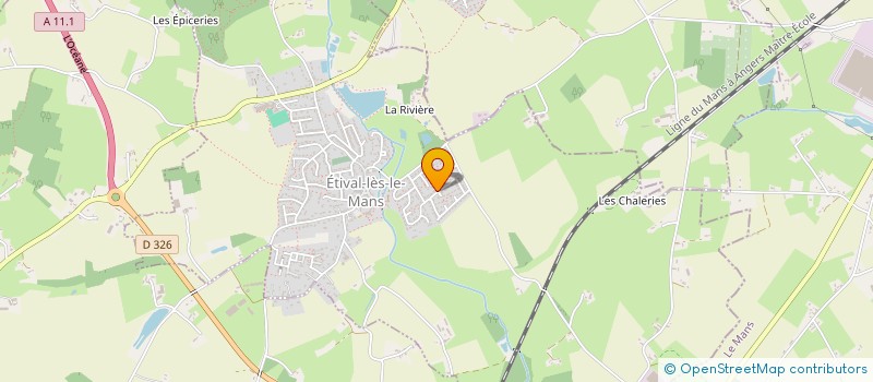 localisation de l'entreprise MADAME MARIE DULONG  ETIVAL-LES-LE-MANS