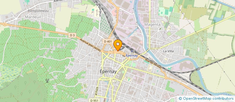 localisation de l'entreprise MADAME MARIE DUMANGE  EPERNAY