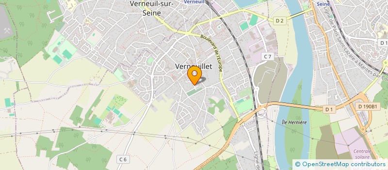 localisation de l'entreprise MADAME MARIE DUMANOIS  VERNOUILLET