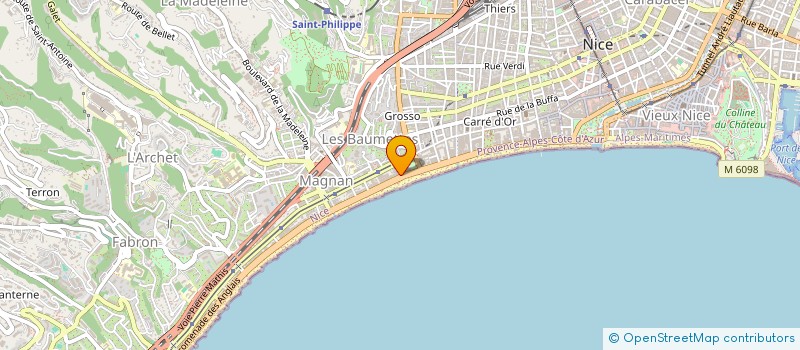 localisation de l'entreprise MADAME MARIE DUMAS à NICE