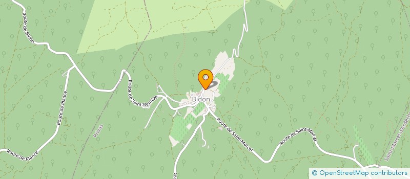 localisation de l'entreprise MADAME MARIE DUMAS  BIDON