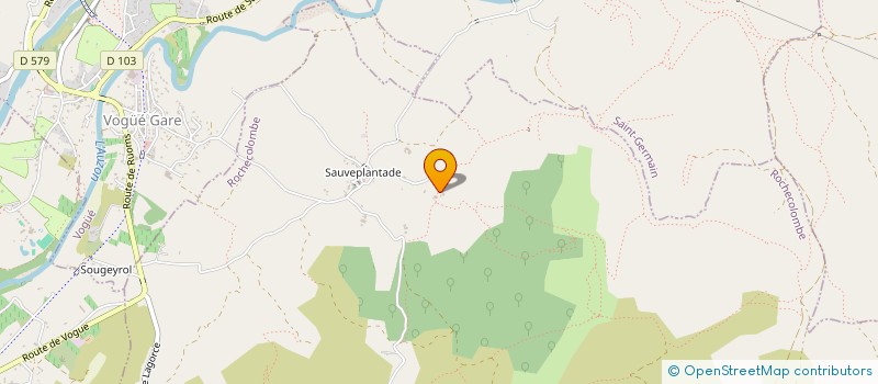 localisation de l'entreprise MADAME MARIE DUMAS  ROCHECOLOMBE