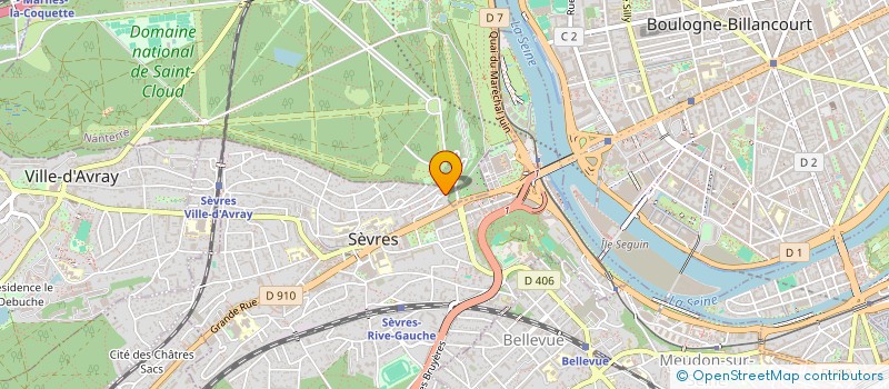 localisation de l'entreprise MADAME MARIE DUMAS à SEVRES
