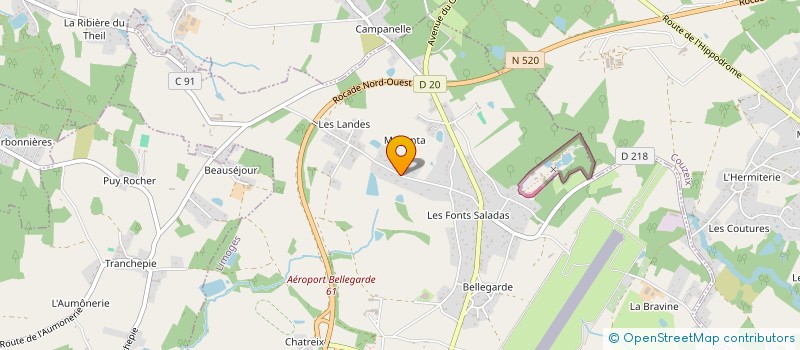 localisation de l'entreprise MADAME MARIE DUMAS à LIMOGES