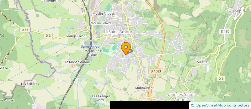 localisation de l'entreprise MADAME MARIE DUMEZ  SAINT-AMOUR