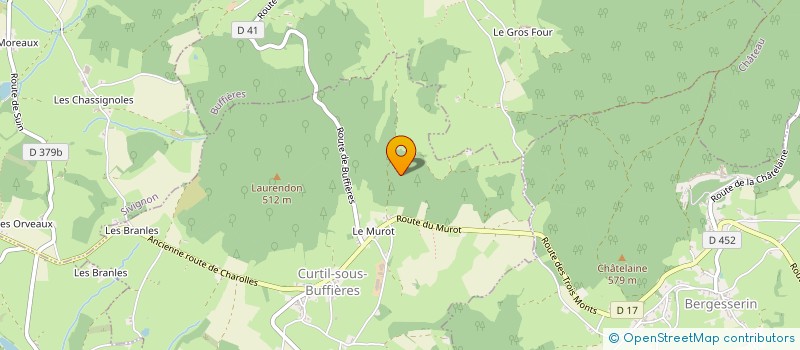 localisation de l'entreprise MADAME MARIE DUMONET  MONTMELARD