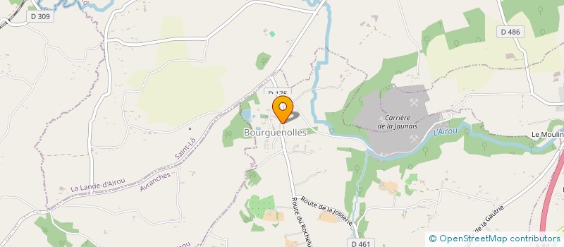 localisation de l'entreprise MADAME MARIE DUMONT  BOURGUENOLLES