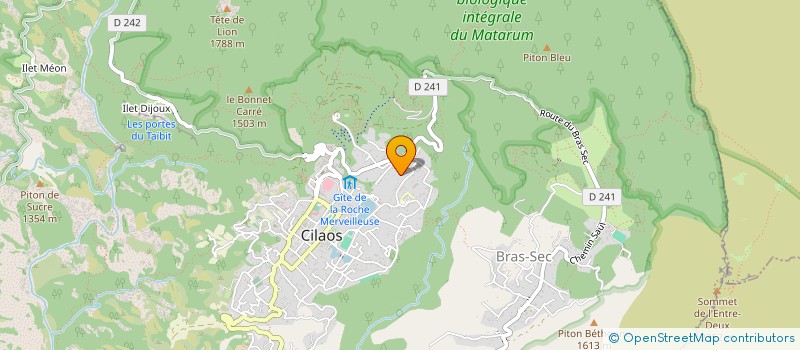localisation de l'entreprise MADAME MARIE DUMONT à CILAOS