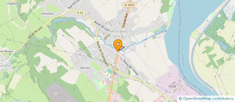 localisation de l'entreprise MADAME MARIE DUMONT  MONTALIEU-VERCIEU