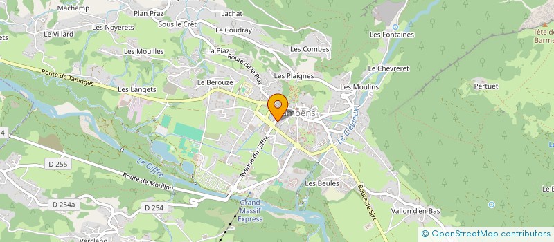 localisation de l'entreprise MADAME MARIE DUNOYER à SAMOENS