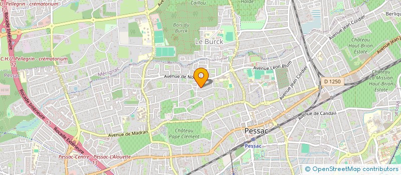localisation de l'entreprise MADAME MARIE DUPAIN à PESSAC