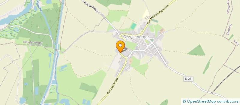 localisation de l'entreprise MADAME MARIE DUPAS à OISY-LE-VERGER