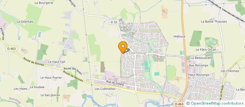 localisation de l'entreprise MADAME MARIE DUPERRIER  CHATEAUGIRON